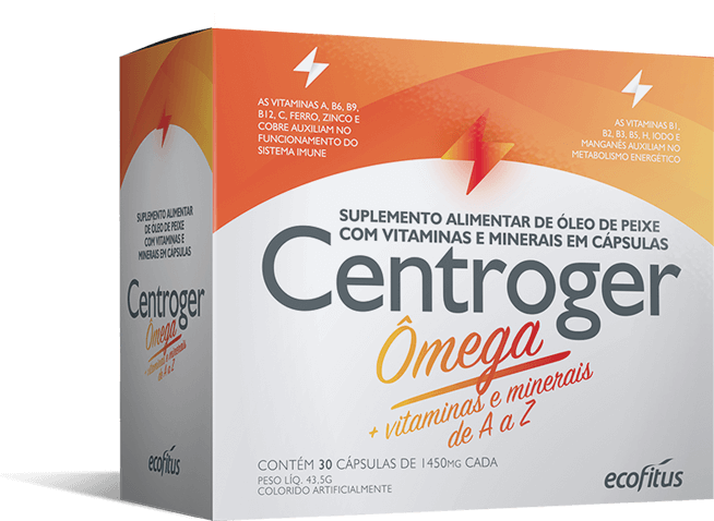 Centroger Ômega Vitaminas e Minerais de A a Z