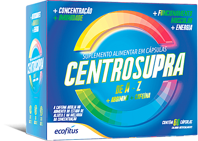 Centrosupra A a Z +Arginina +Cafeína 