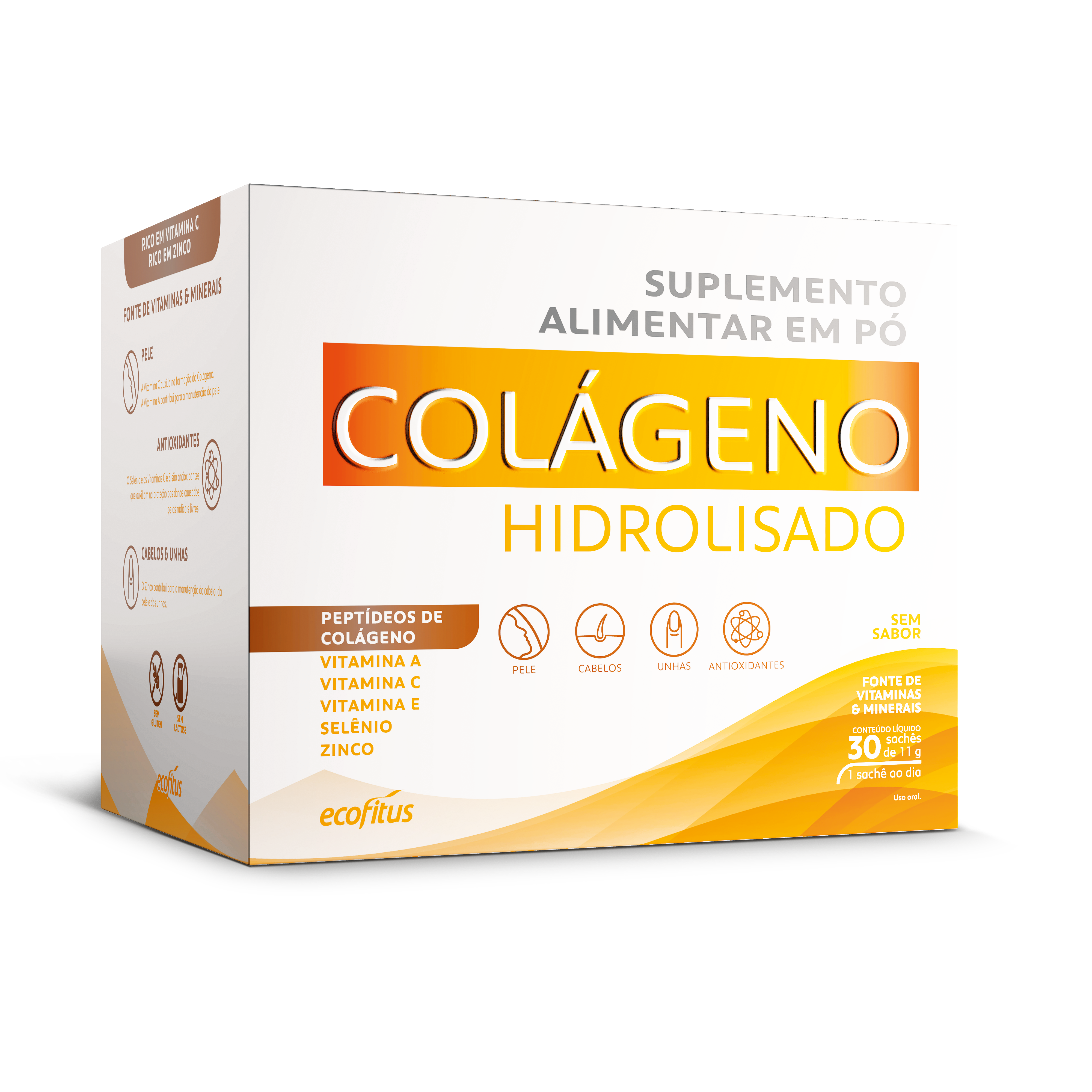 Colágeno Hidrolisado Sem Sabor