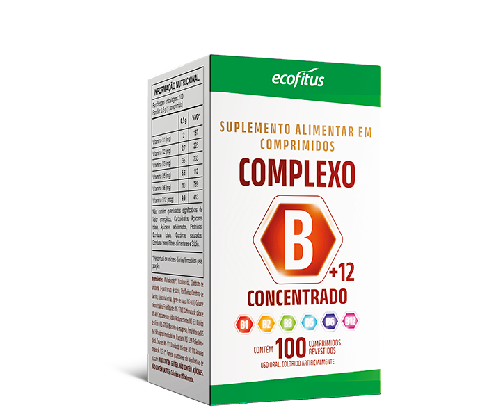 Complexo B 100 cpr - Ecofitus - Essencial como sua saúde