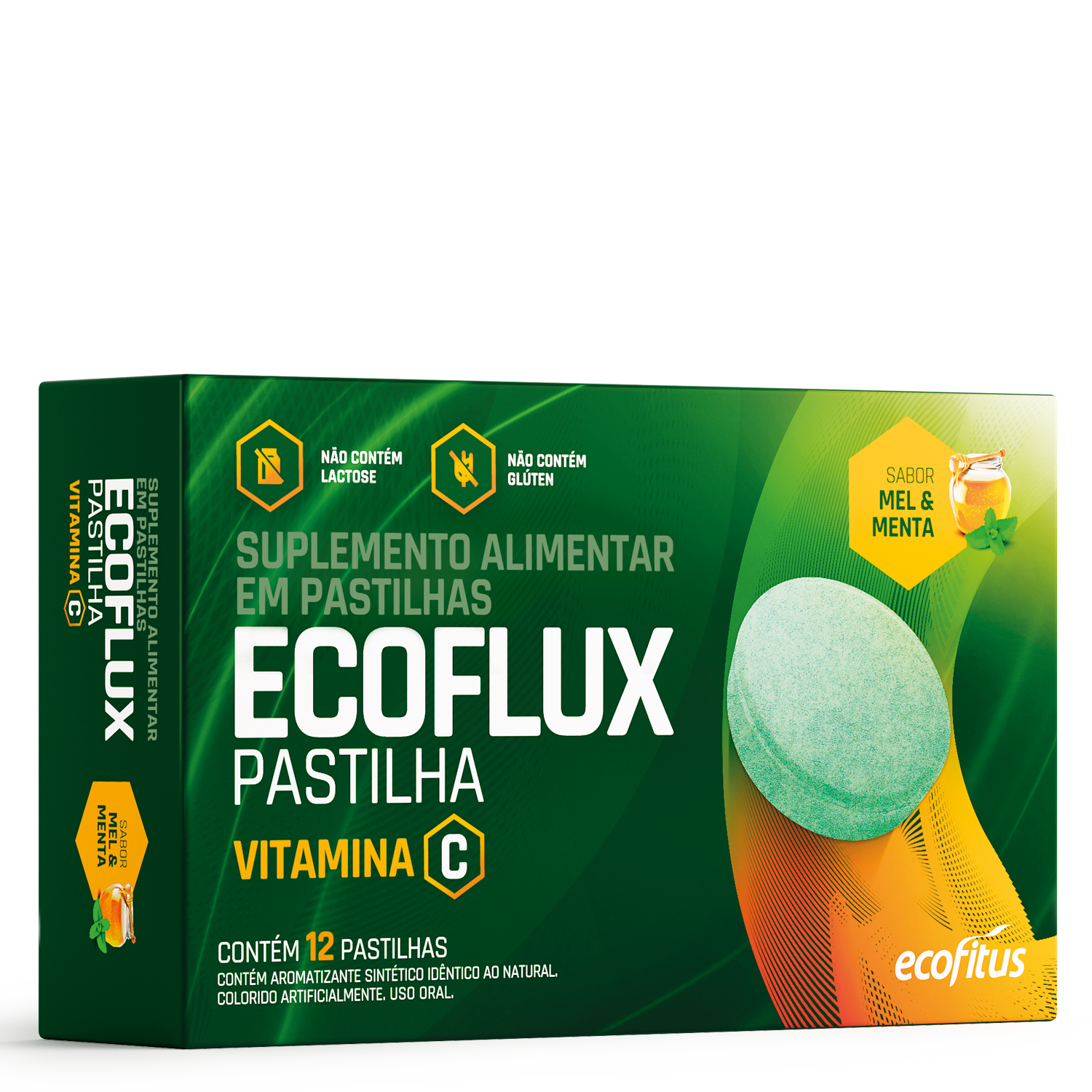 Ecoflux Pastilha 12 unid