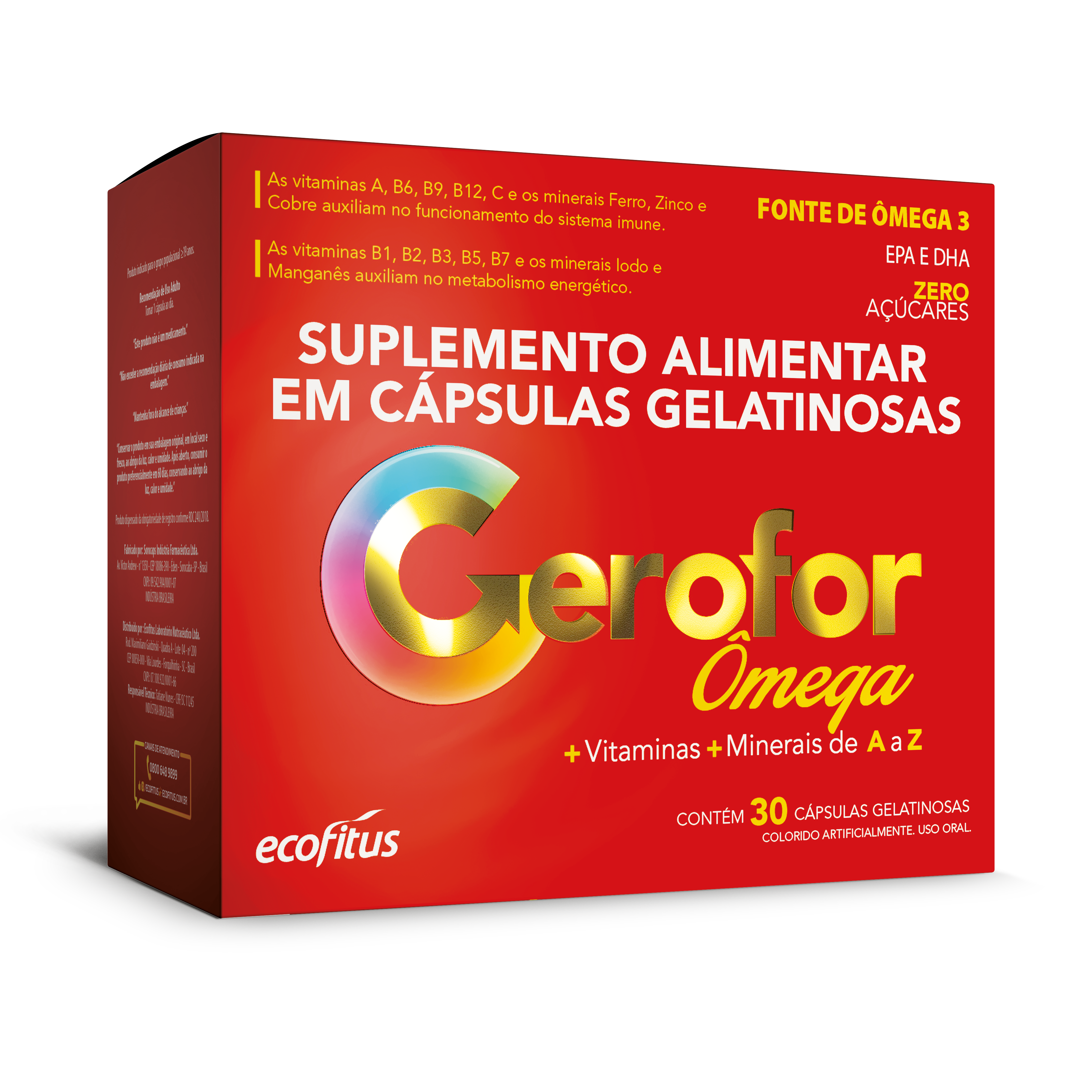 Gerofor Ômega 30 cps