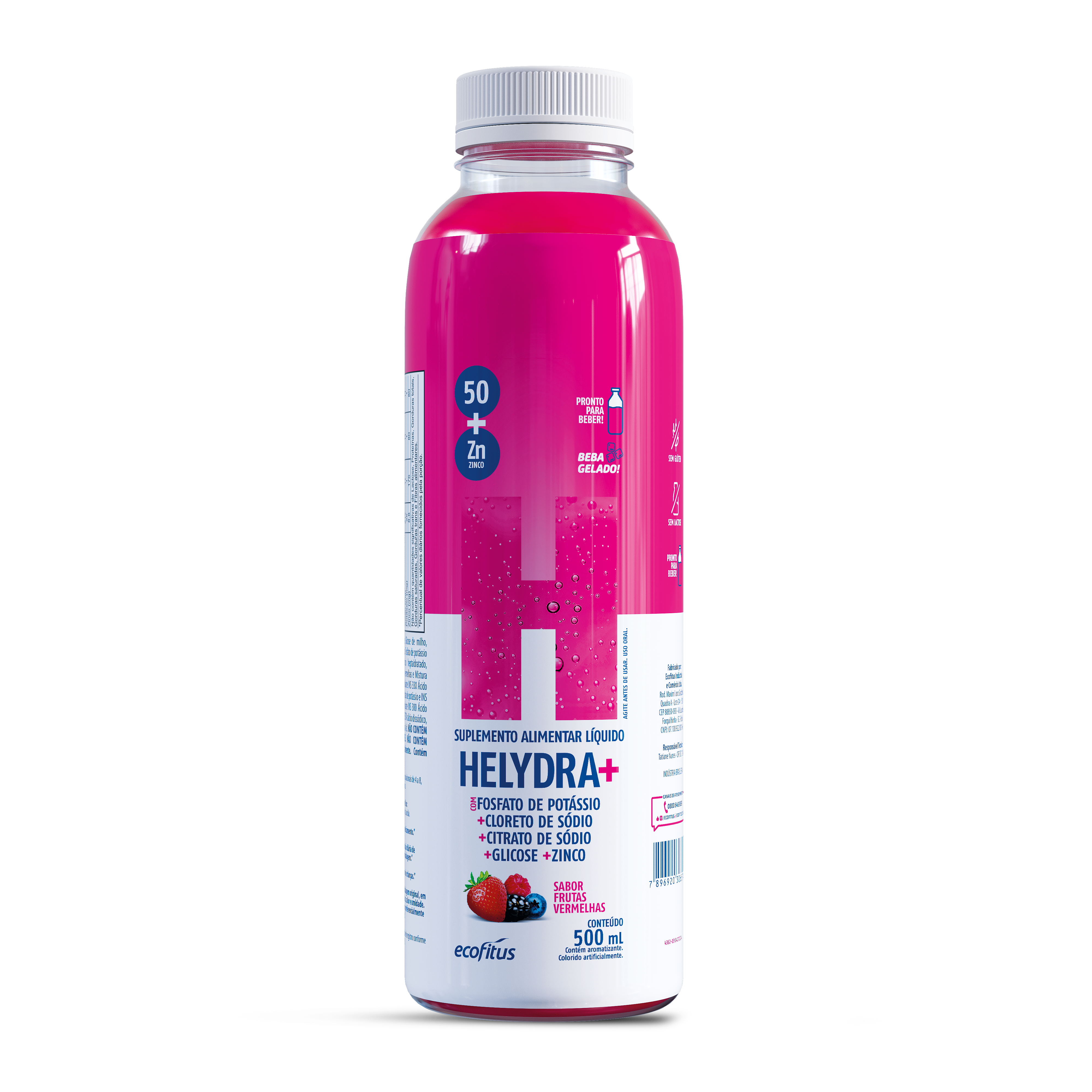 Helydra Frutas Vermelhas 500 mL