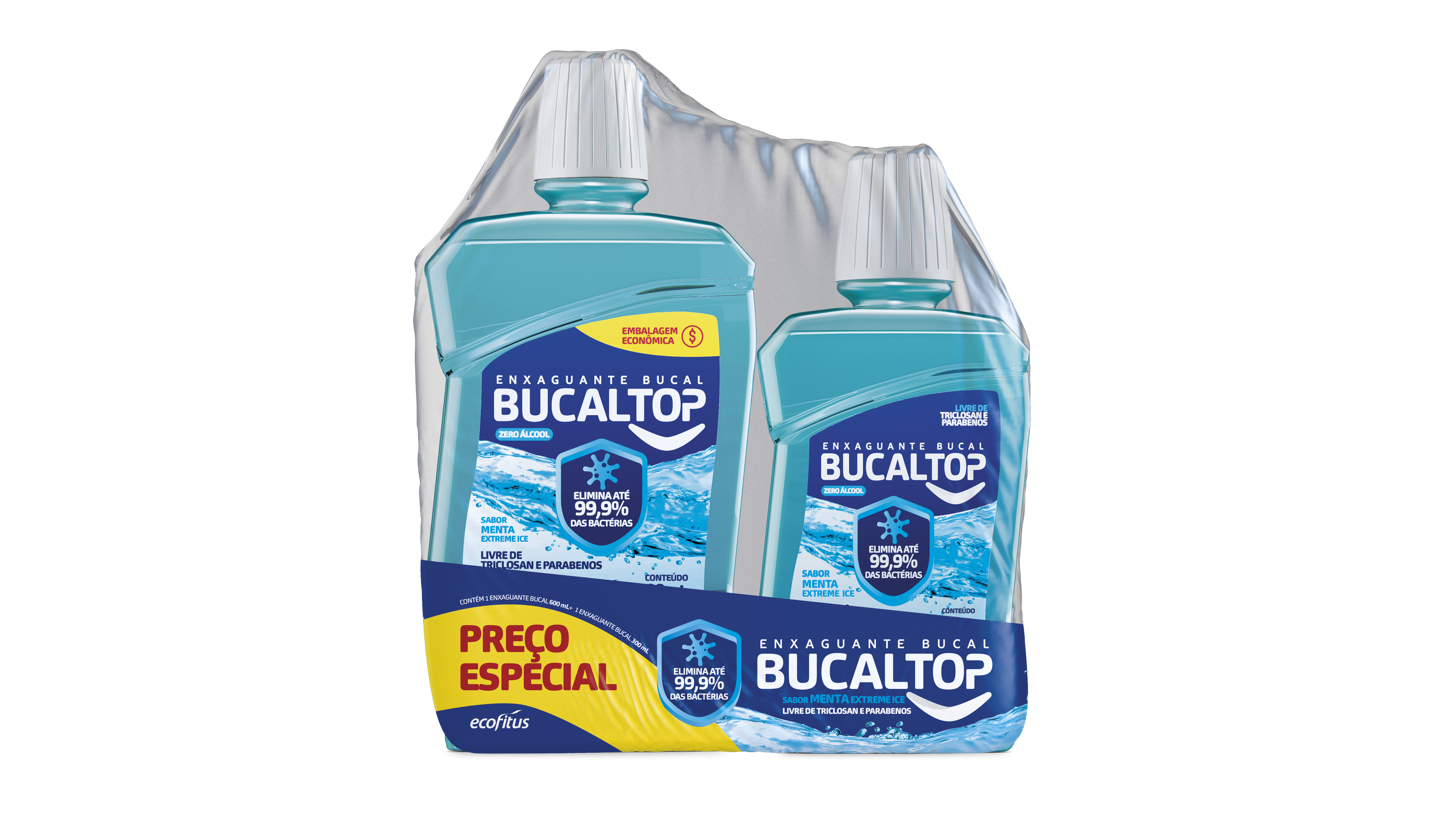 Kit Bucaltop Menta 600 mL + 300 mL