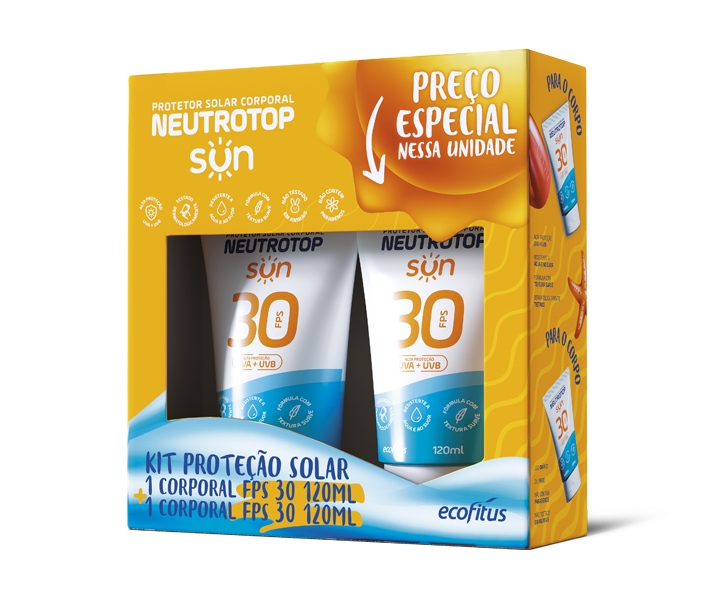 Kit Neutrotop Sun 30FPS 120mL + 120mL 