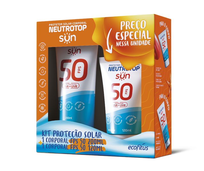 Kit Neutrotop Sun 50FPS 120mL + 200mL 