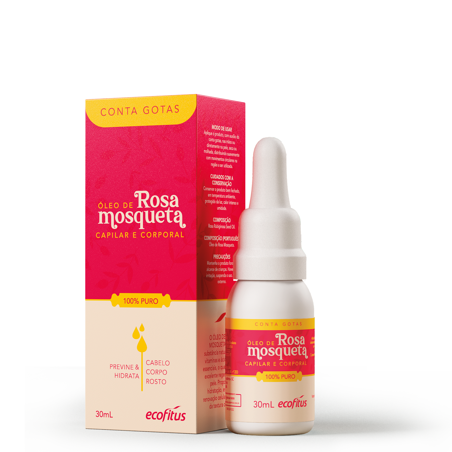 Óleo de Rosa Mosqueta 30 mL